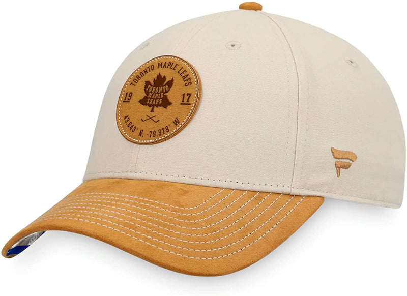 Chargez l&#39;image dans la visionneuse de la galerie, Casquette réglable beige des Maple Leafs de Toronto NHL Outdoor Play
