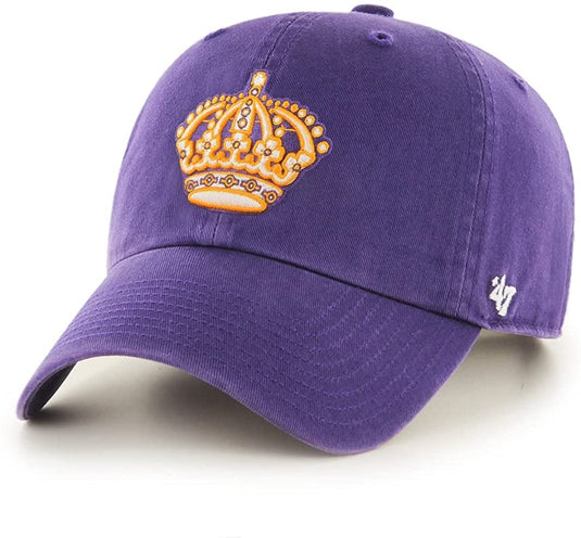 Casquette rétro de nettoyage de la LNH des Kings de Los Angeles