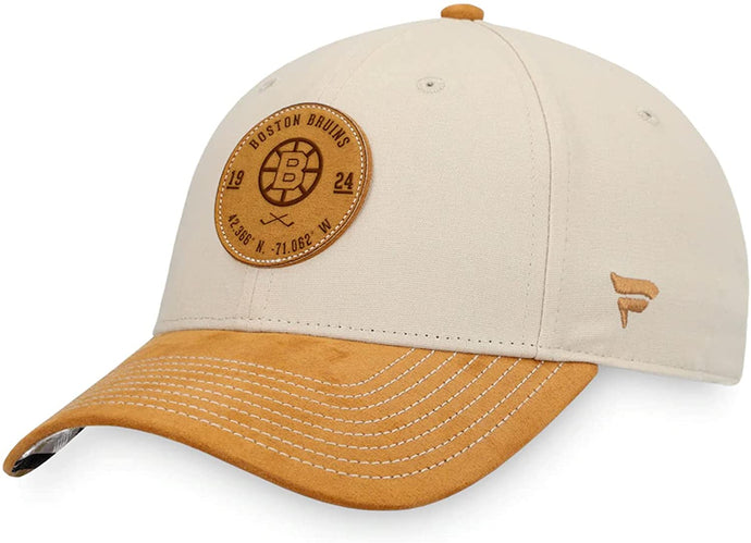 Casquette réglable beige des Bruins de Boston de la LNH pour les jeux en plein air