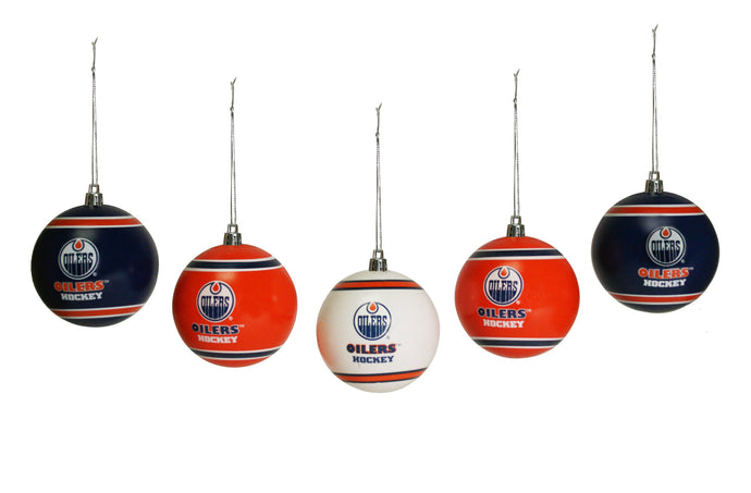 Edmonton Oilers 5 Pk Shatterproof Ball Set