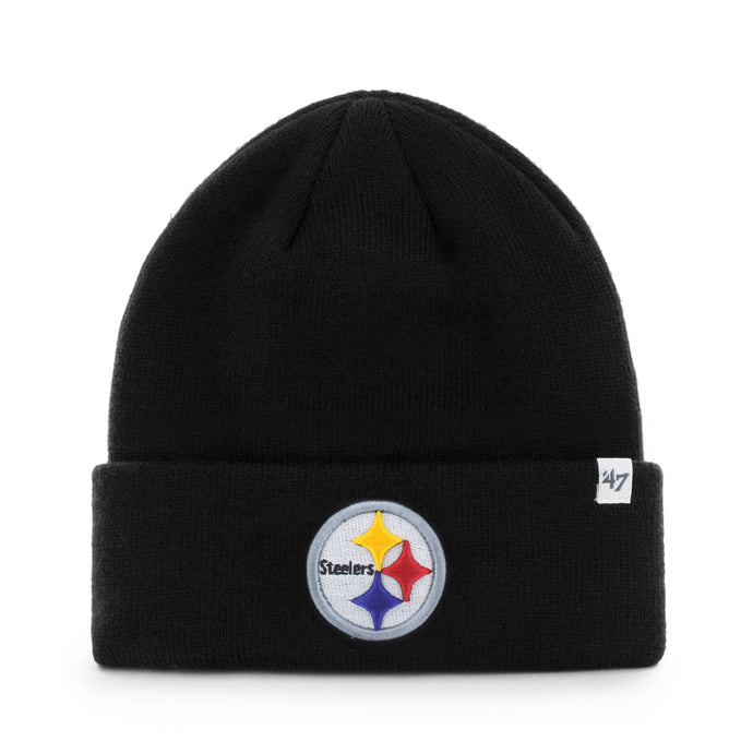 Bonnet en tricot à revers surélevé NFL des Steelers de Pittsburgh