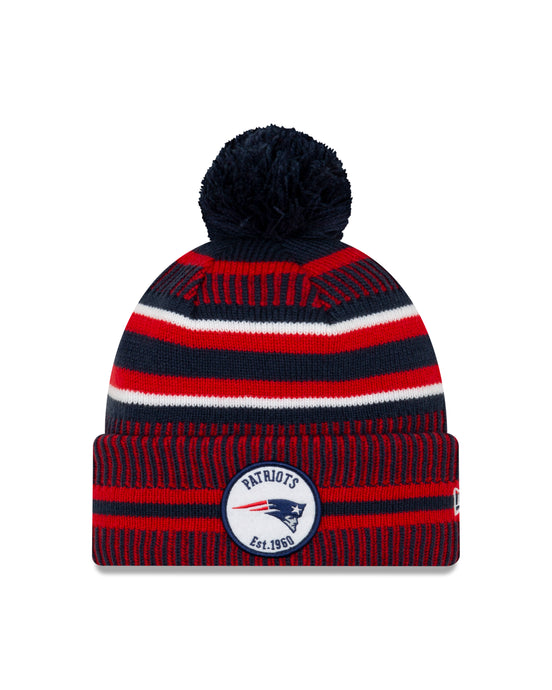 New England Patriots NFL New Era Sideline Home Official Cuffed Knit Toque