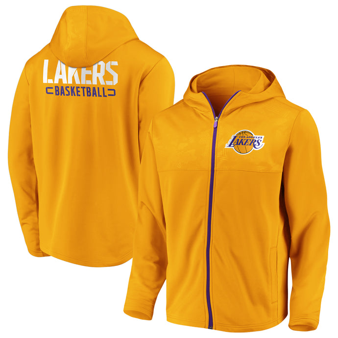 Los Angeles Lakers NBA Defender Mission Primary Full Zip Hoodie