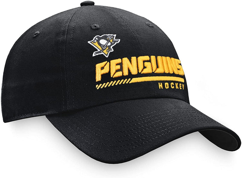 Chargez l&#39;image dans la visionneuse de la galerie, Casquette réglable structurée NHL Authentic Pro Rinkside des Penguins de Pittsburgh
