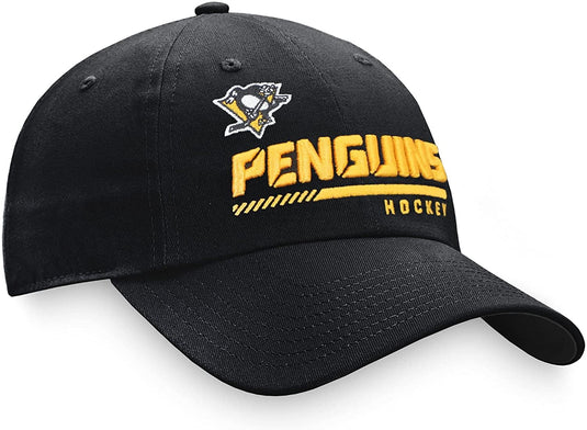 Casquette réglable structurée NHL Authentic Pro Rinkside des Penguins de Pittsburgh