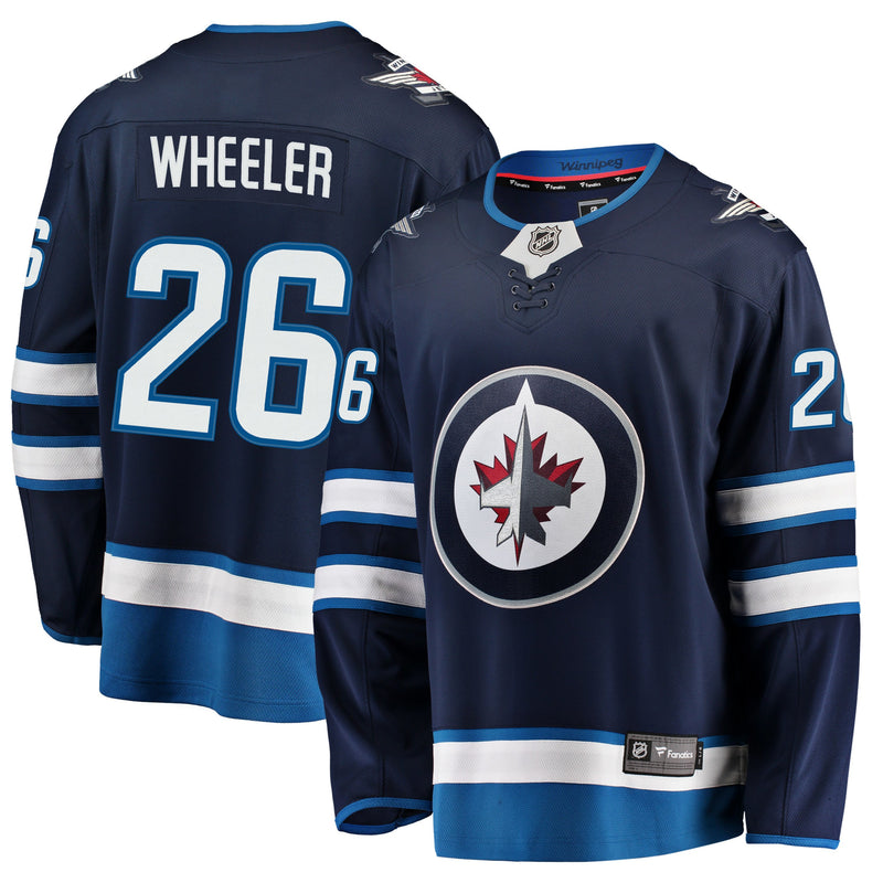Load image into Gallery viewer, Blake Wheeler Winnipeg Jets NHL Fanatics Breakaway Home Jersey
