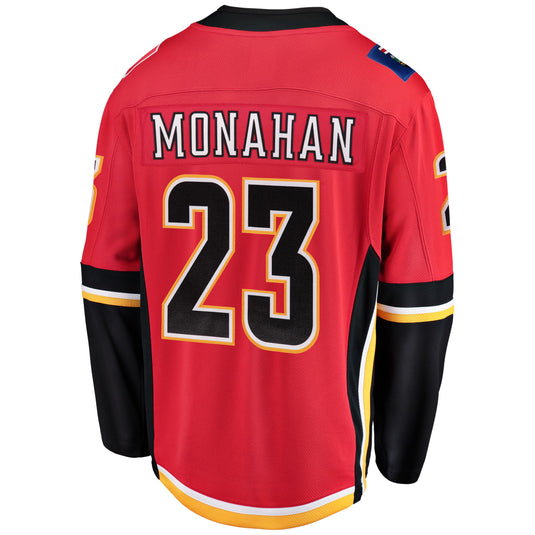 Sean Monahan Maillot à domicile des fanatiques de la LNH des Flames de Calgary