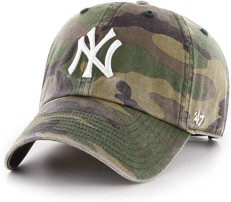 Chargez l&#39;image dans la visionneuse de la galerie, Casquette de nettoyage camouflage MLB New York Yankees
