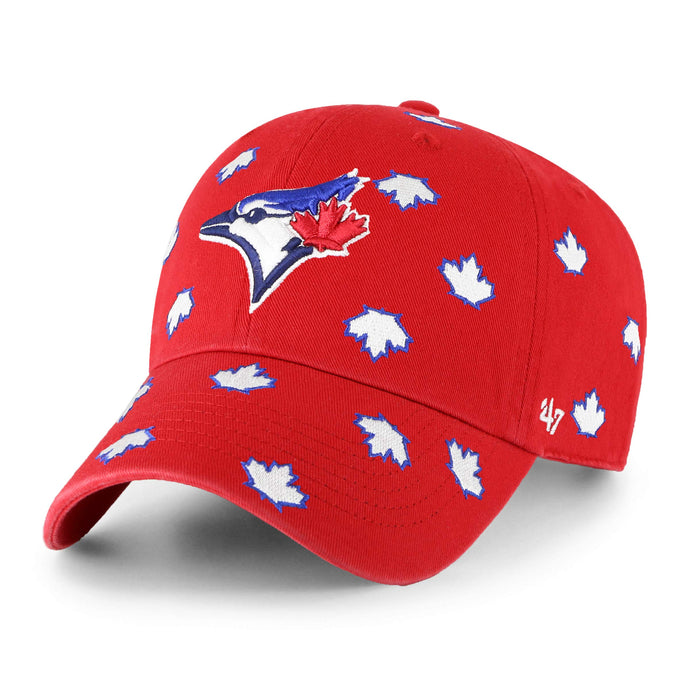 Casquette de nettoyage à confettis rouges 47 des Blue Jays de Toronto pour femmes