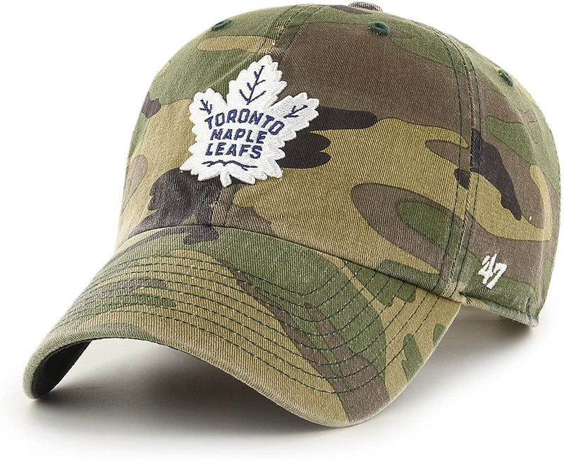 Load image into Gallery viewer, Toronto Maple Leafs NHL Clean Up Camo Cap
