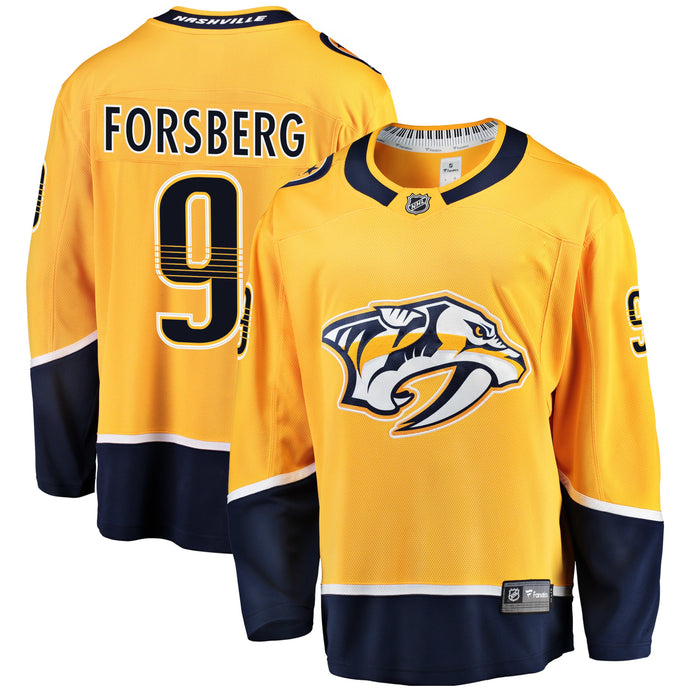 Filip Forsberg Nashville Predators NHL Fanatics Breakaway Home Jersey