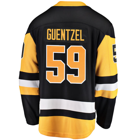 Jake Guentzel Pittsburgh Penguins NHL Fanatics Breakaway Maillot Domicile