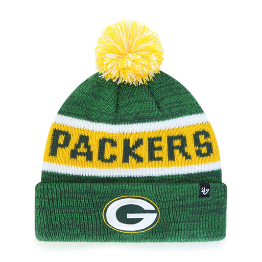 Youth Green Bay Packers NFL Tadpole Cuff Knit Toque