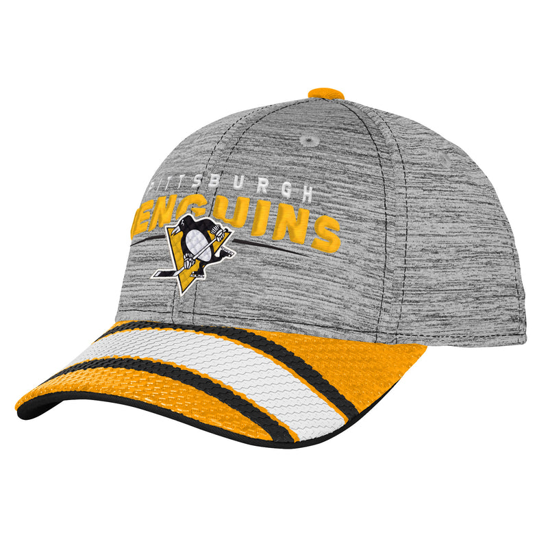 Chargez l&#39;image dans la visionneuse de la galerie, Casquette de joueur de deuxième saison des Penguins de Pittsburgh pour jeunes
