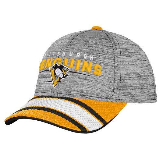 Casquette de joueur de deuxième saison des Penguins de Pittsburgh pour jeunes