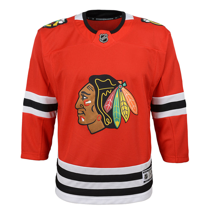 Maillot domicile NHL Premier des Blackhawks de Chicago pour jeunes