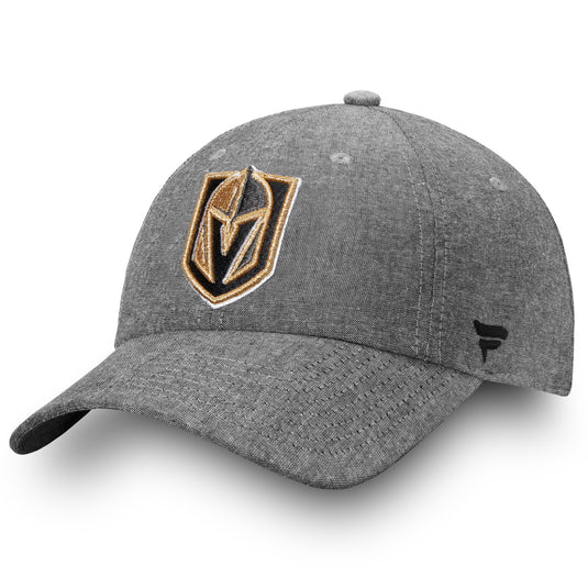 Casquette réglable fondamentale en chambray de la LNH des Golden Knights de Vegas