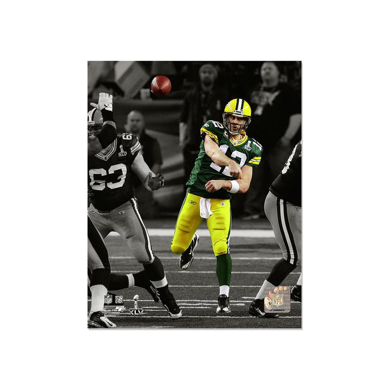 Chargez l&#39;image dans la visionneuse de la galerie, Aaron Rodgers Green Bay Packers Photo encadrée gravée – Action Spotlight
