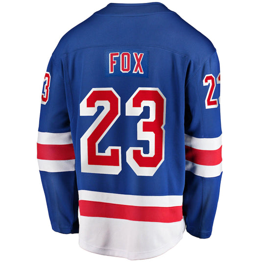 Adam Fox New York Rangers NHL Fanatics Breakaway Home Jersey