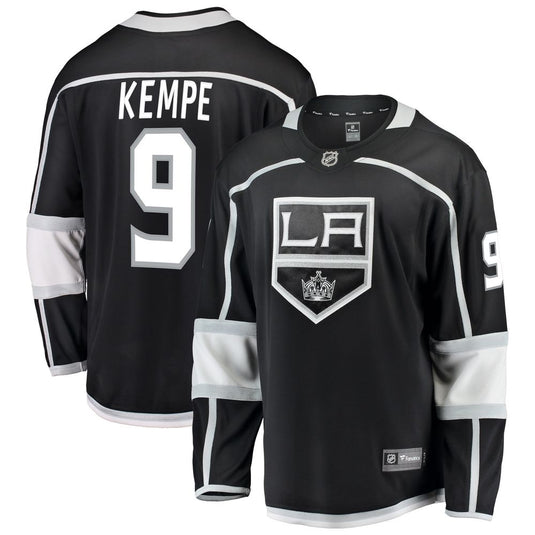 Maillot Domicile Breakaway des Fanatics de la LNH des Kings de Los Angeles Adrian Kempe