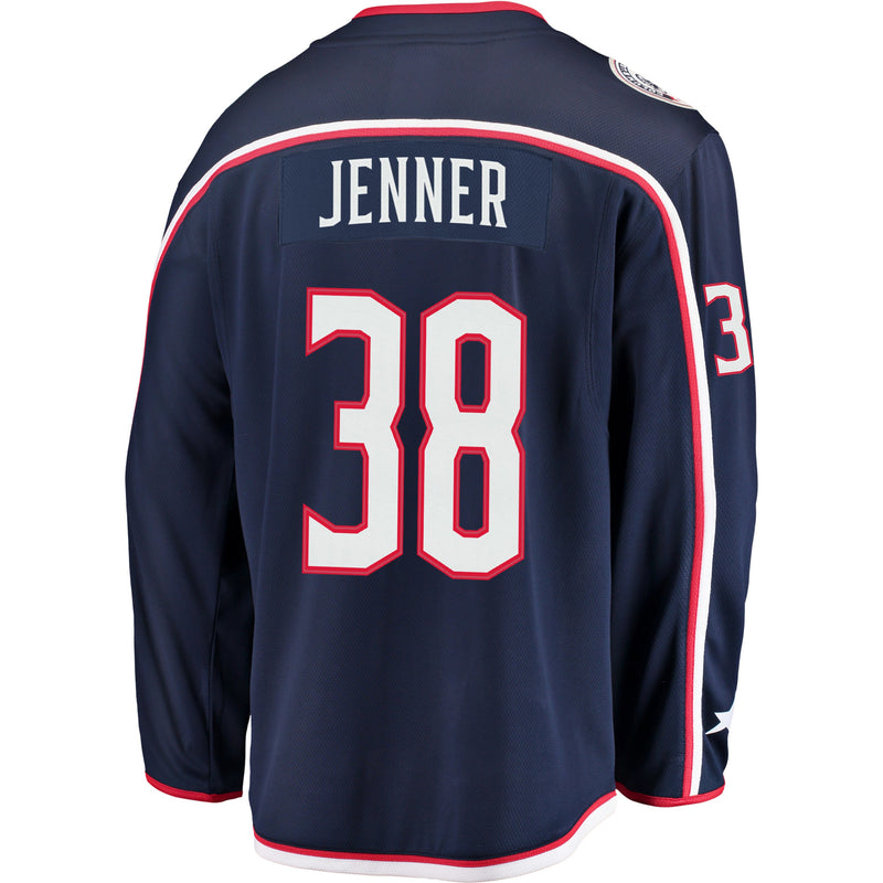Chargez l&#39;image dans la visionneuse de la galerie, Boone Jenner Columbus Blue Jackets NHL Fanatics Breakaway Maillot Domicile
