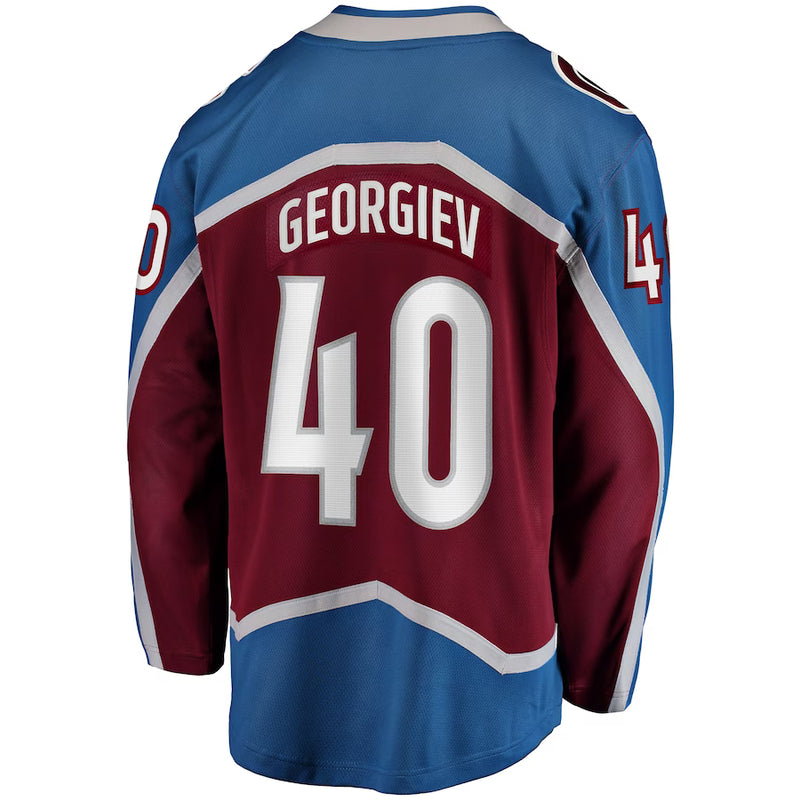 Chargez l&#39;image dans la visionneuse de la galerie, Alexandar Georgiev Colorado Avalanche NHL Fanatics Breakaway Maillot Domicile
