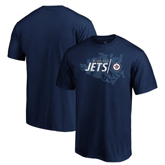 T-shirt Geo Drift des Jets de Winnipeg de la LNH
