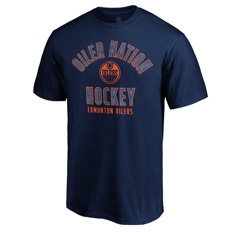 Chargez l&#39;image dans la visionneuse de la galerie, T-shirt Arc avec logo de la LNH des Oilers d&#39;Edmonton
