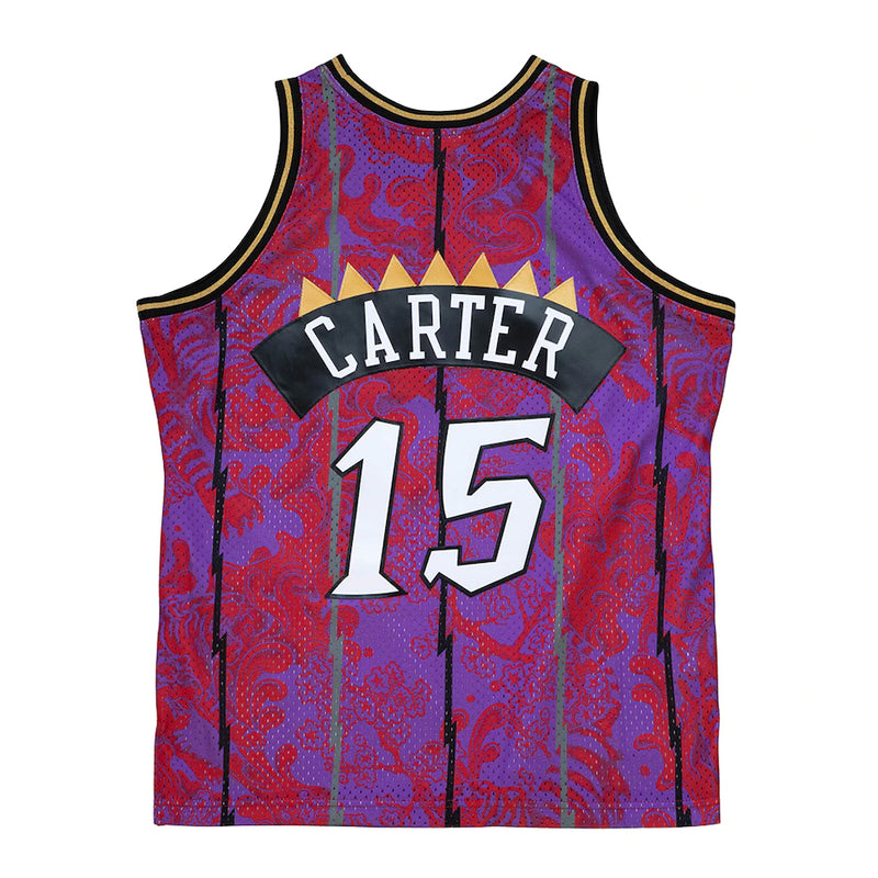 Chargez l&#39;image dans la visionneuse de la galerie, Vince Carter Toronto Raptors 1998-1999 NBA Swingman Maillot
