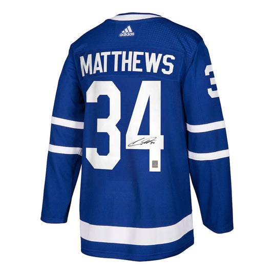 Auston Matthews Signed Toronto Maple Leafs Adidas Pro Home Jersey