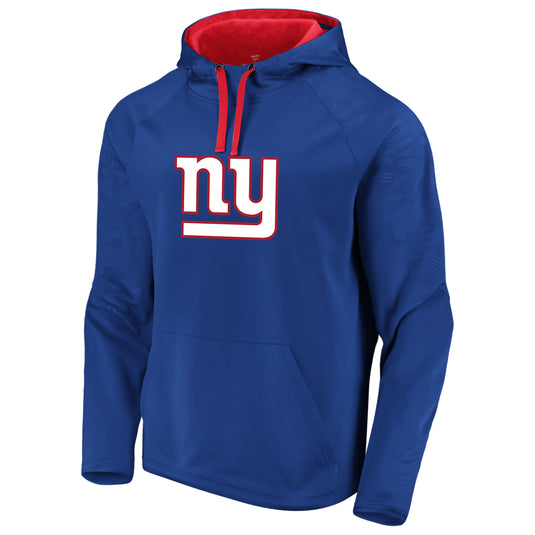 Sweat à capuche avec logo principal du défenseur des fanatiques de la NFL des Giants de New York