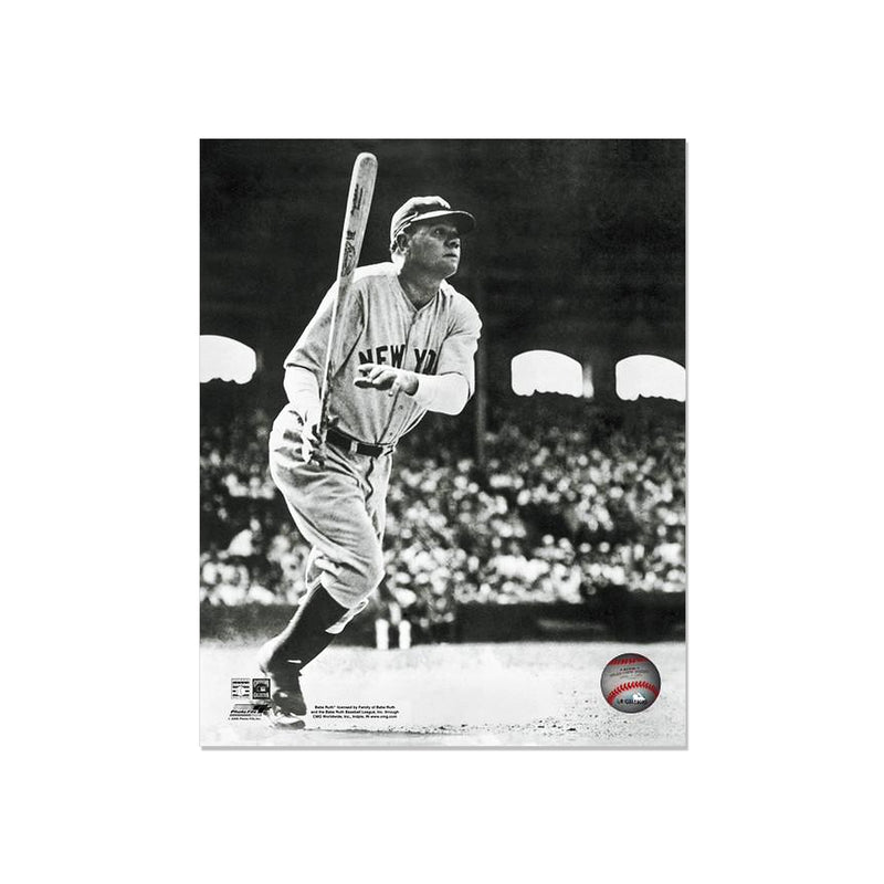 Chargez l&#39;image dans la visionneuse de la galerie, Babe Ruth New York Yankees Photo encadrée gravée – Action Hit
