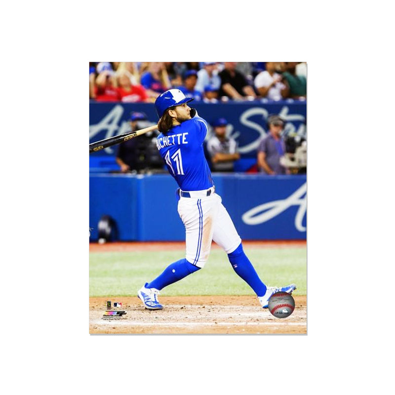 Load image into Gallery viewer, Bo Bichette Toronto Blue Jays Engraved Framed Photo - Action
