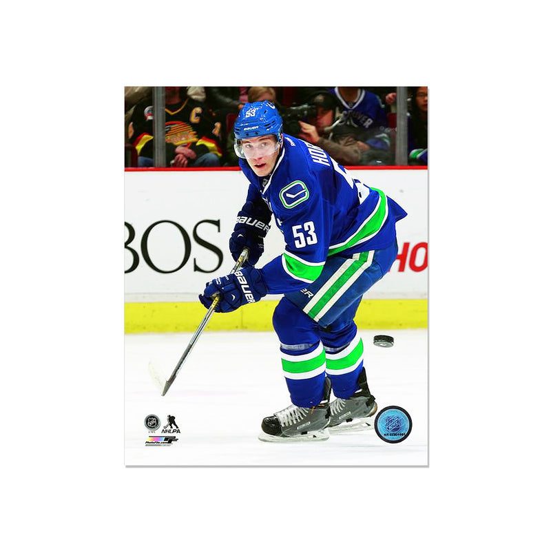 Load image into Gallery viewer, Bo Horvat Vancouver Canucks Engraved Framed Photo - Action
