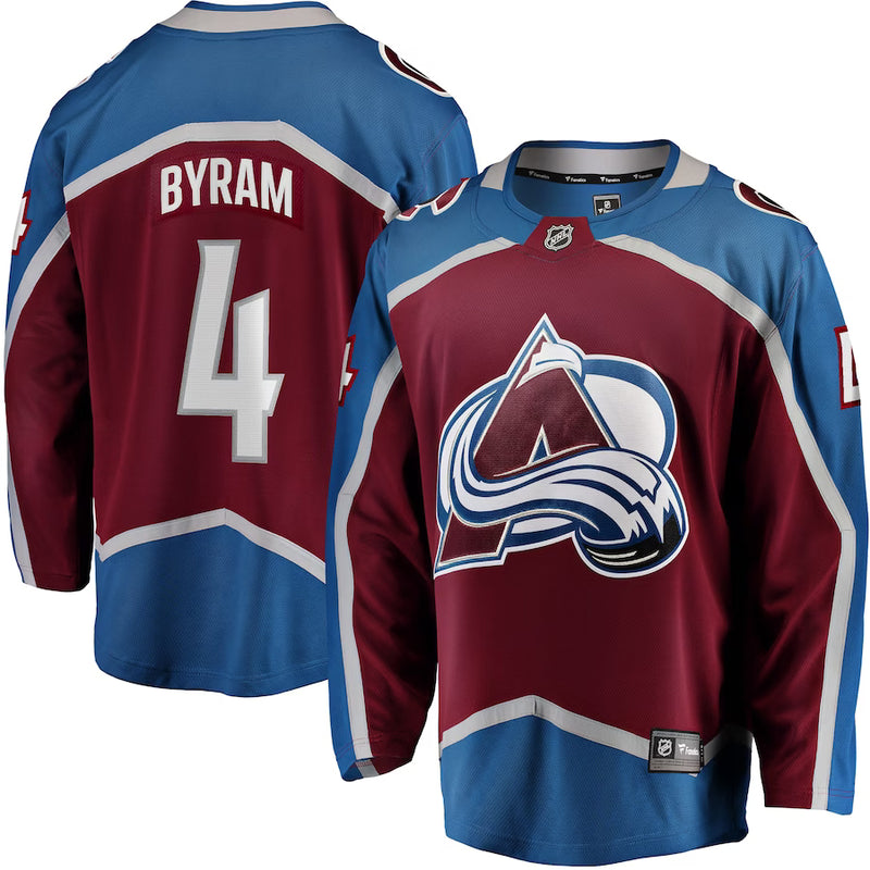 Chargez l&#39;image dans la visionneuse de la galerie, Bowen Byram Colorado Avalanche NHL Fanatics Breakaway Maillot Domicile
