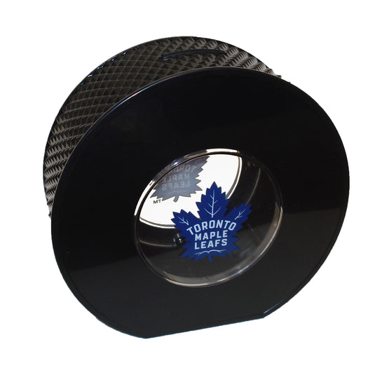 Toronto Maple Leafs Clear Puck Coin Bank