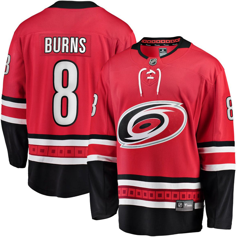 Chargez l&#39;image dans la visionneuse de la galerie, Maillot Domicile Breakaway des Fanatics de la LNH des Hurricanes de la Caroline de Brent Burns
