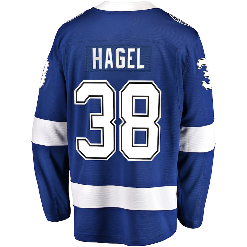 Chargez l&#39;image dans la visionneuse de la galerie, Brandon Hagel Tampa Bay Lightning NHL Fanatics Breakaway Maillot Domicile
