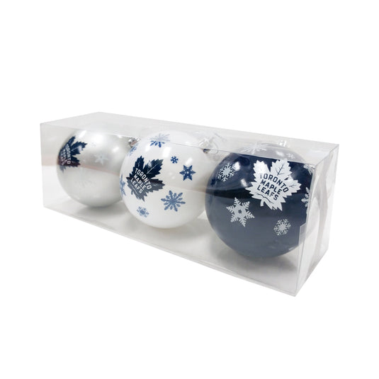 Toronto Maple Leafs NHL 3-Pack Shatterproof Ornaments