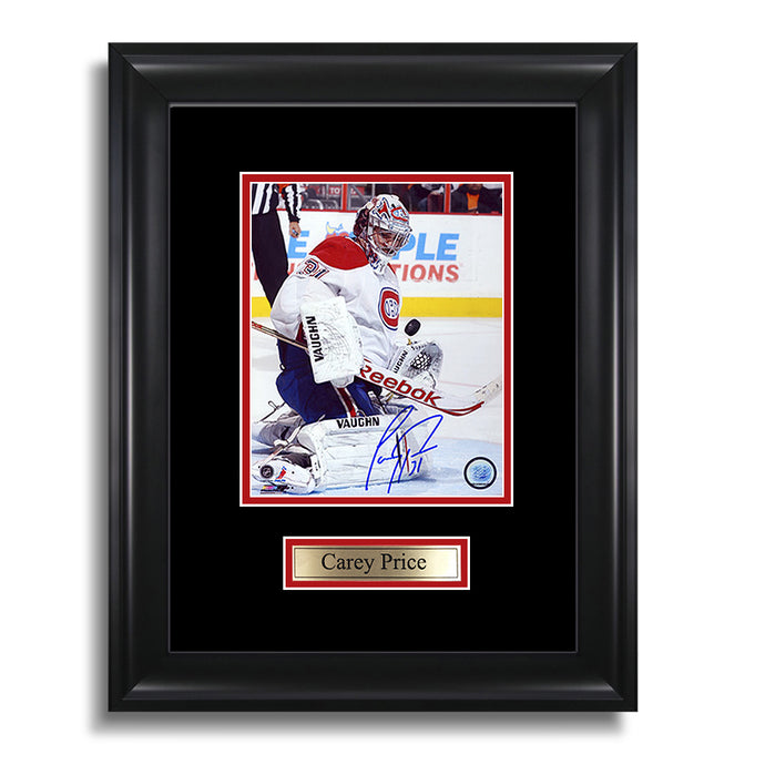 Carey Price Signed Montreal Canadiens Framed Photo
