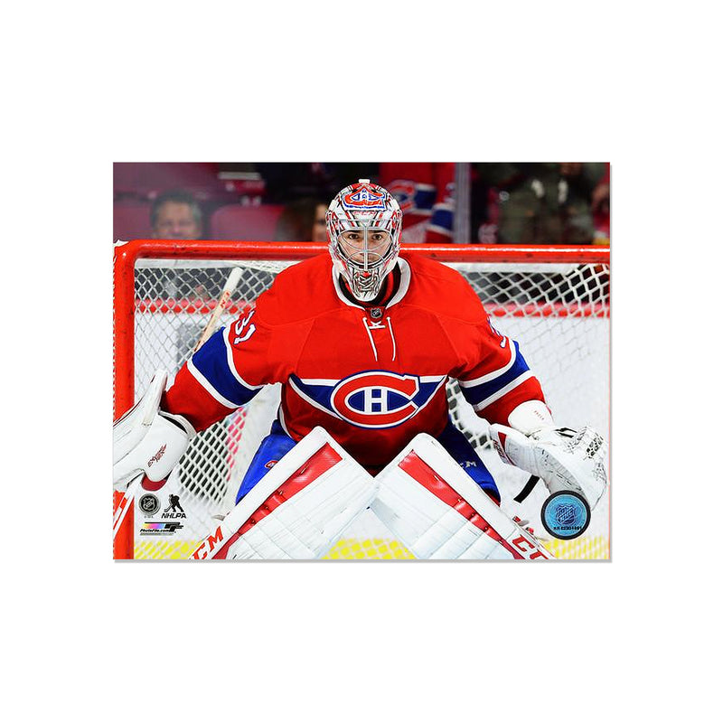 Chargez l&#39;image dans la visionneuse de la galerie, Carey Price Canadiens de Montréal Photo encadrée gravée - Focus
