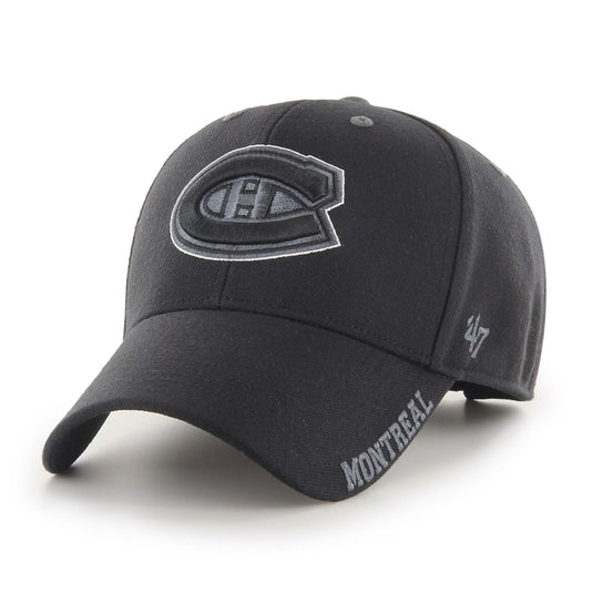 Montreal Canadiens NHL Black Charcoal Defrost Cap