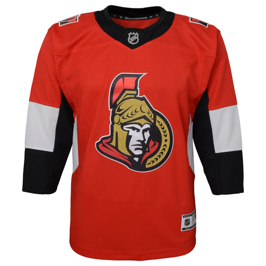 Maillot domicile Premier de la LNH des Sénateurs d'Ottawa pour jeunes