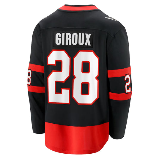 Claude Giroux Sénateurs d'Ottawa NHL Fanatics Breakaway Noir Maillot Domicile