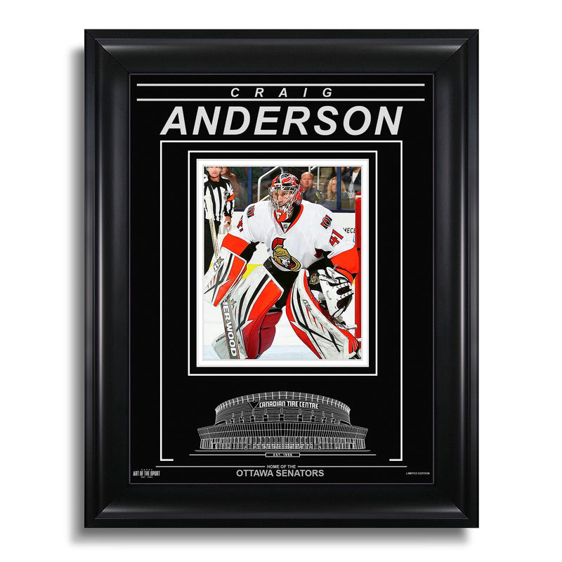 Load image into Gallery viewer, Craig Anderson Ottawa Senators Engraved Framed Photo - Focus
