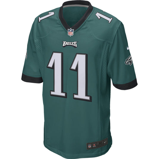 Maillot de l'équipe de match Nike des Eagles de Philadelphie Carson Wentz pour jeunes