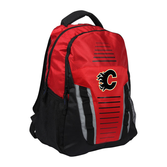 Sac à dos de franchise à rayures des Flames de Calgary