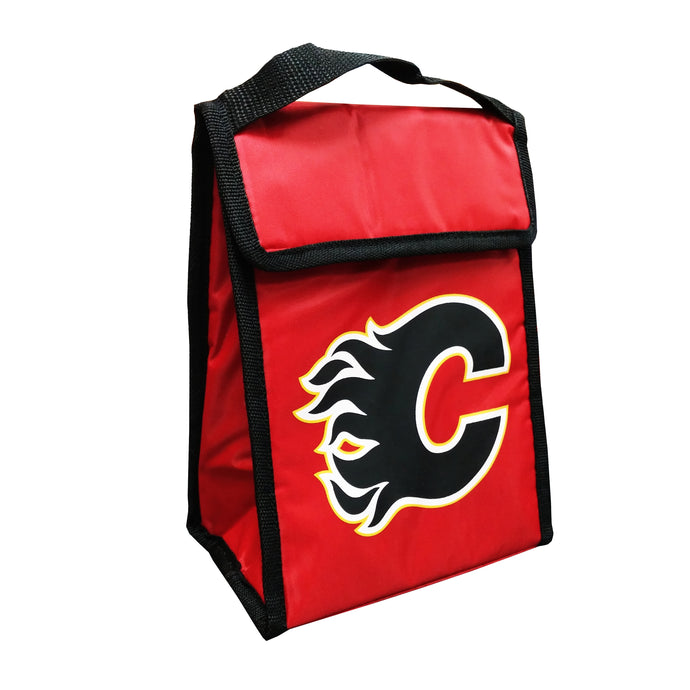 Sac à lunch Velcro des Flames de Calgary