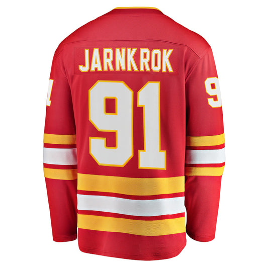 Calle Jarnkrok Calgary Flames NHL Fanatics Breakaway Home Jersey