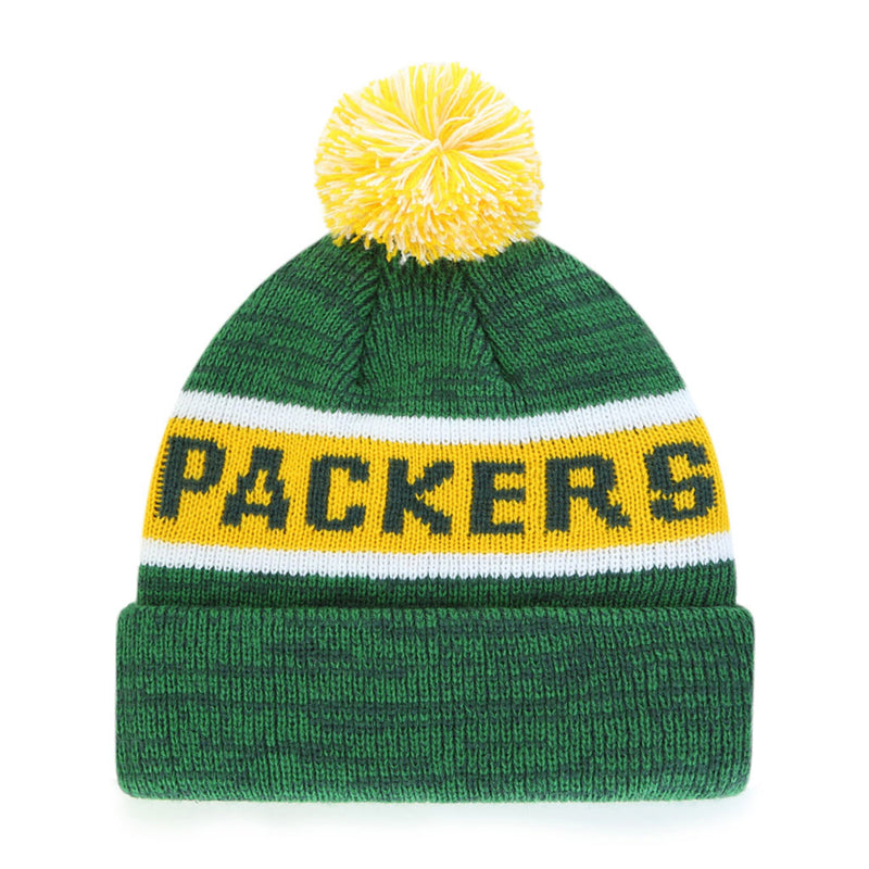 Load image into Gallery viewer, Youth Green Bay Packers NFL Tadpole Cuff Knit Toque
